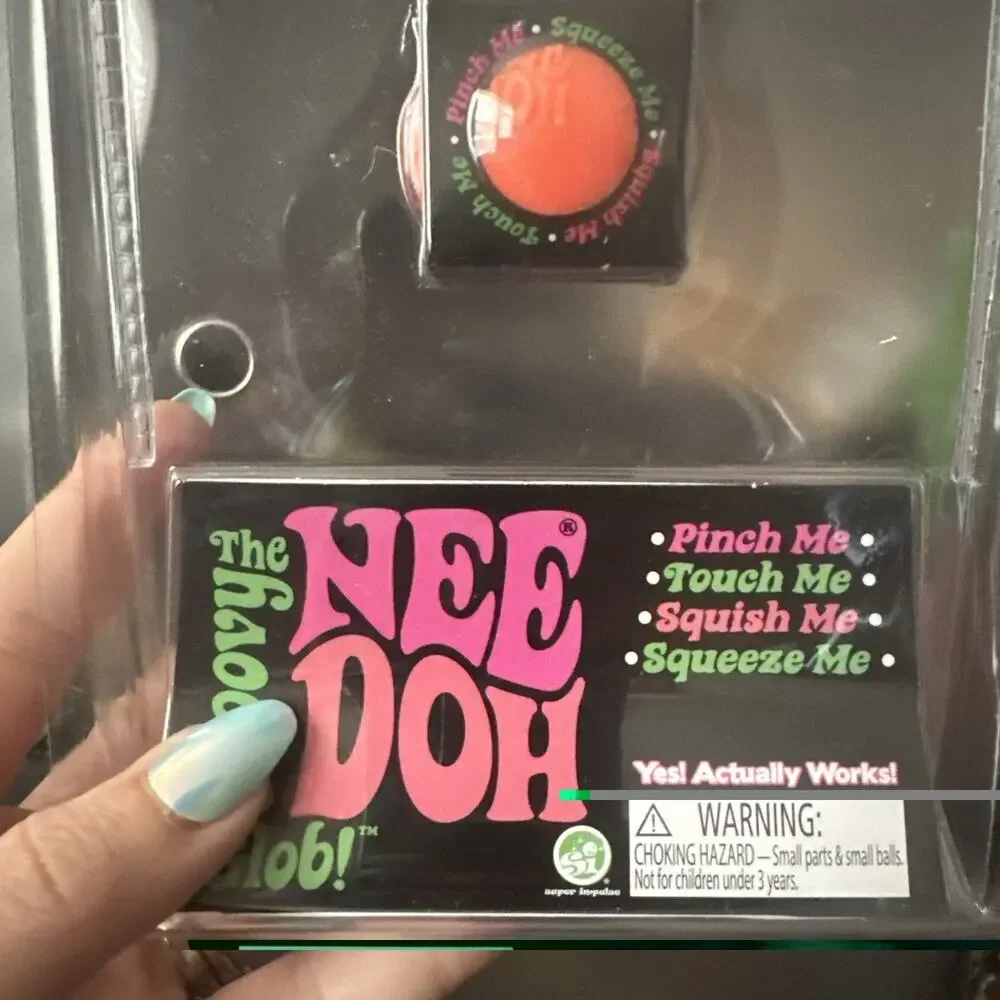 Super Impulse Worlds Smallest Needoh Orange Schylling Authentic New!